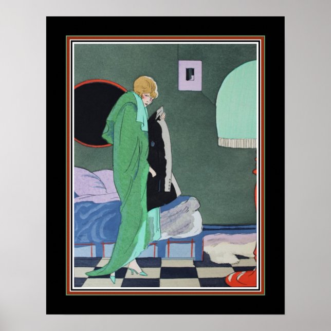 Ettore Tito Pochoir Art Deco Poster (Framsidan)