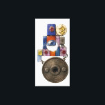 Etude 14: Chronograph. The Keeper of Time. Canvastryck<br><div class="desc">A mystical device designed to track the subtle shifts in temporal dimensions. Combining ancient runes with sacred gemstones,  the Chronograph serves as a key to the layers of reality within the "Point of Assembly" universe. 3D rendered with high precision and mystical atmosphere.</div>