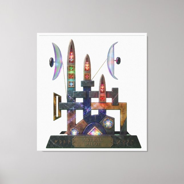 Etude №16 Astral Pilot ver.1 Canvastryck (Framsida)