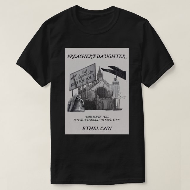 Etyelkain predikar t shirt (Design framsida)