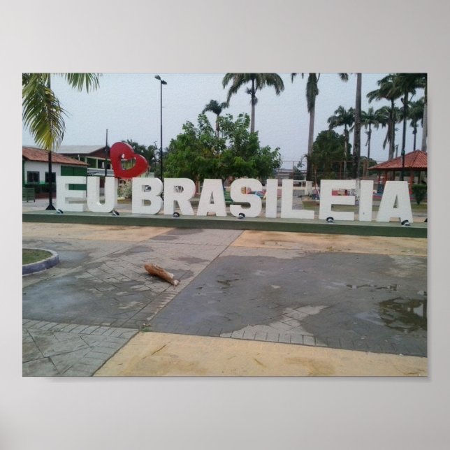 Eu amo Brasileia Poster (Framsidan)