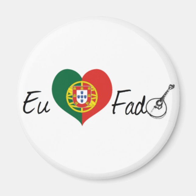 Eu Amo Fado Magnet (Framsidan)