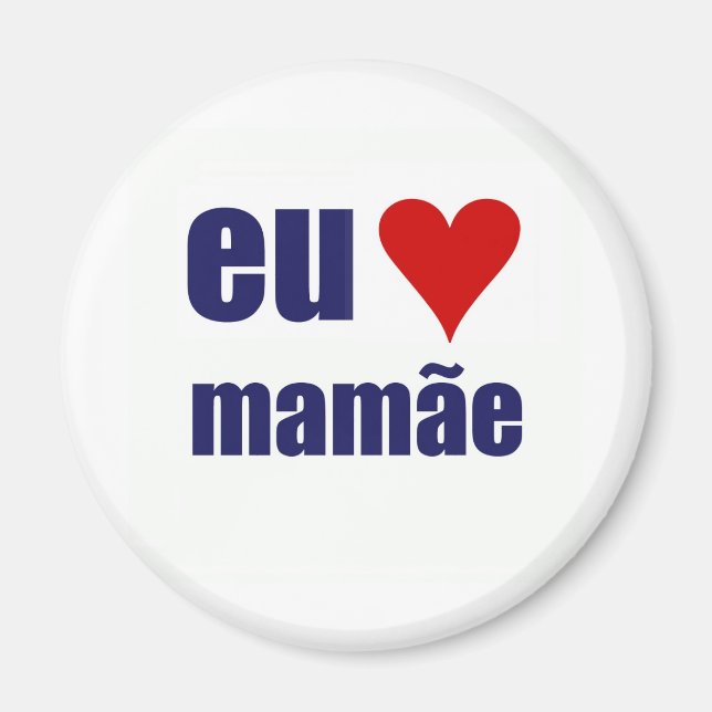 eu amo mamae magnet (Framsidan)