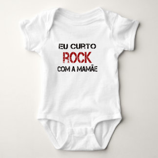 Eu Curto Rock com a mamãe T-shirt