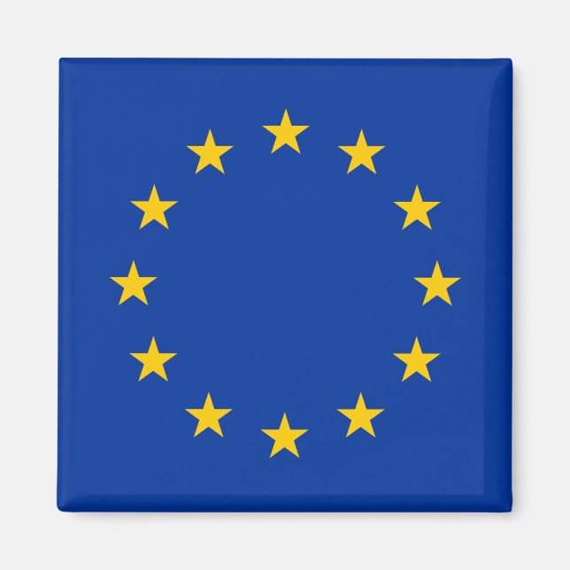 EU - EU-Flagga Magnet (Framsidan)