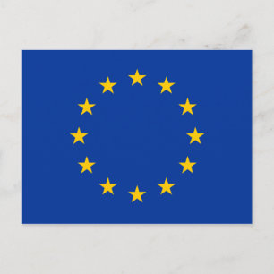 EU - EU-Flagga Vykort