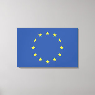 EU-Flagga Canvastryck