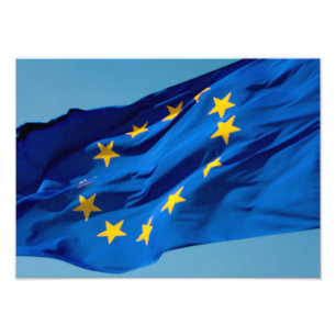 EU-flagga Fototryck