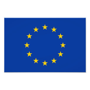 EU-Flagga Fototryck