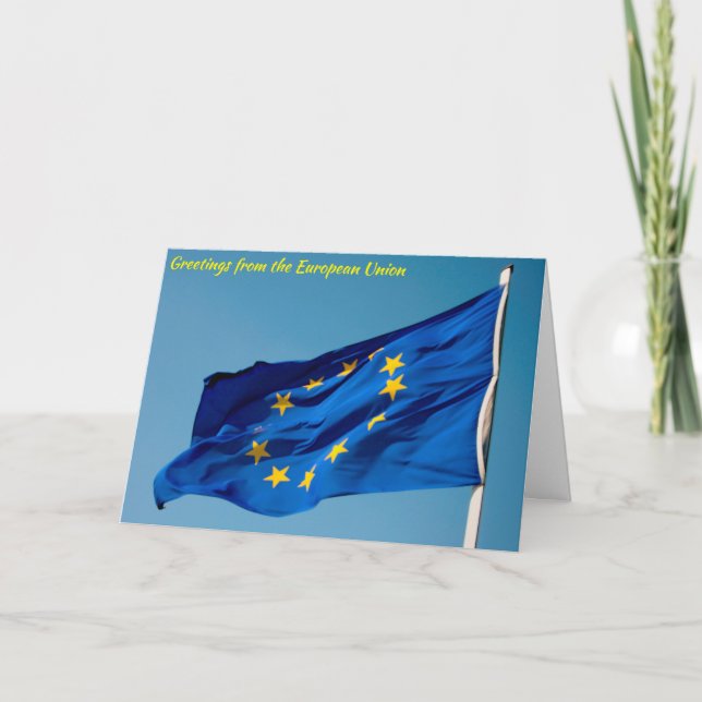 EU-flagga Kort (Framsida)