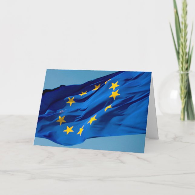 EU-flagga Kort (Framsida)