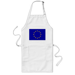 EU-flagga Långt Förkläde