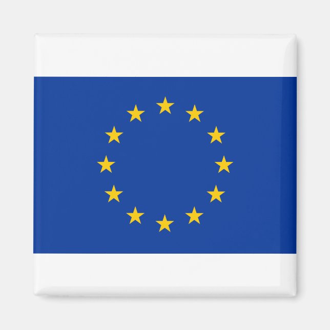 EU-Flagga Magnet (Framsidan)