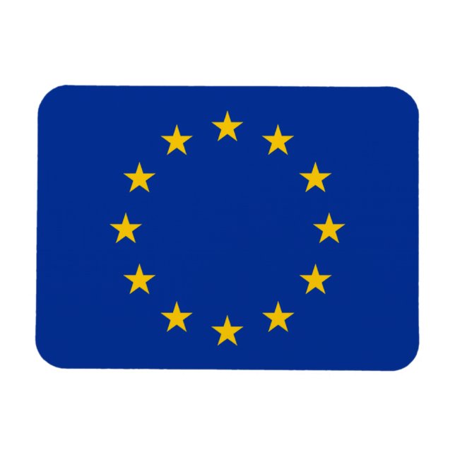EU-Flagga Magnet (Horisontell)