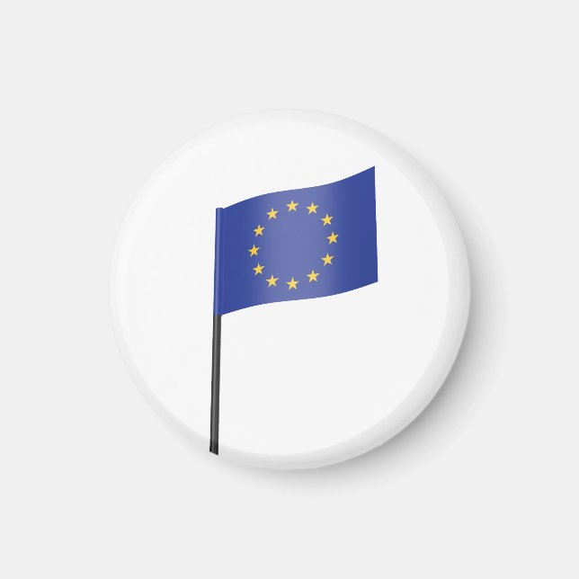 EU-flagga Magnet (Framsidan)
