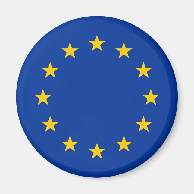 EU-Flagga Magnet (Framsidan)