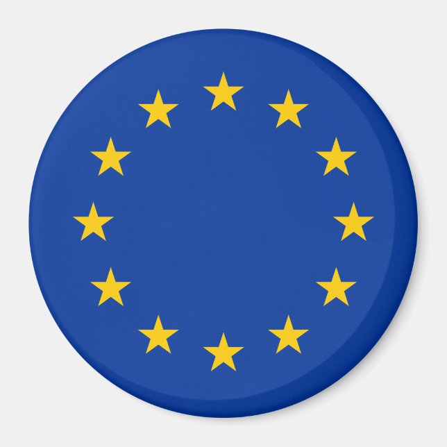 EU-Flagga Magnet (Framsidan)