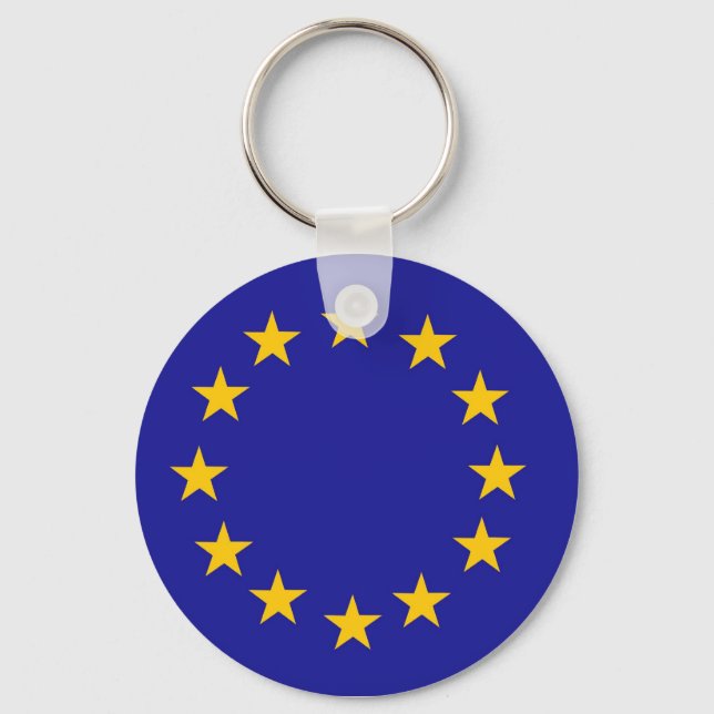 EU-Flagga Nyckelring (Framsida)