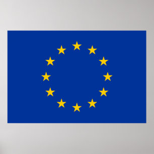 EU-Flagga Poster