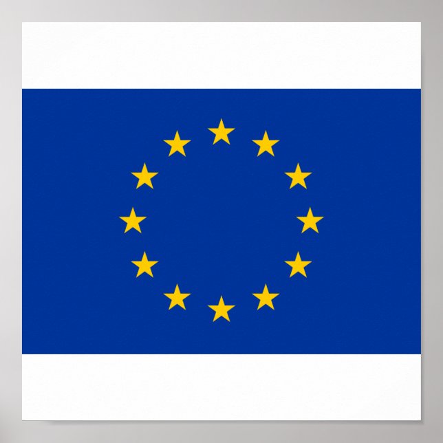 EU-Flagga Poster (Framsidan)