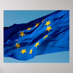 EU-flagga Poster