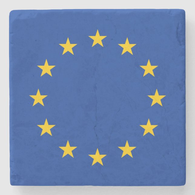 EU-Flagga Stenunderlägg (Framsidan)