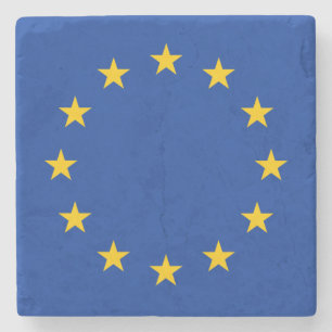 EU-flagga Underlägg Sten