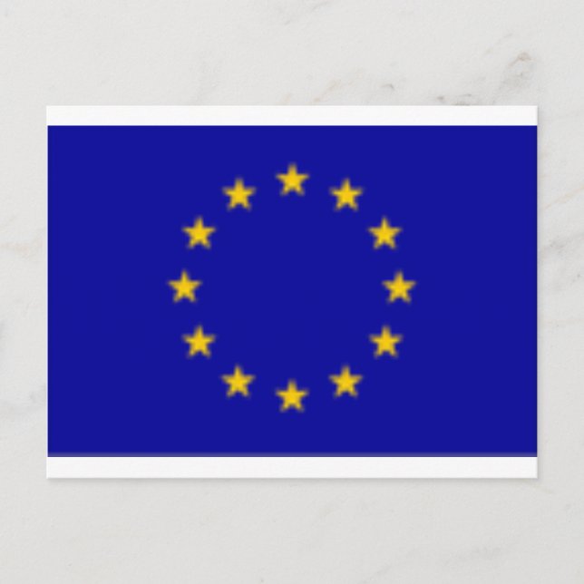 EU-Flagga Vykort (Framsida)