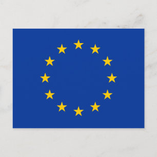 EU-Flagga Vykort