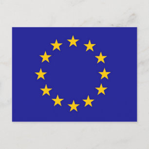 EU-Flagga Vykort
