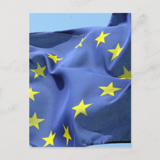 eu flagga vykort (Framsida)