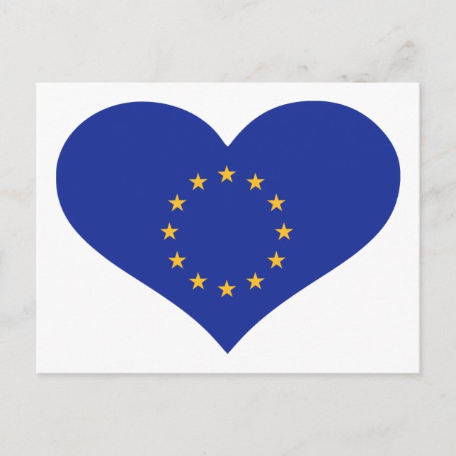 EU-flagga Vykort (Framsida)