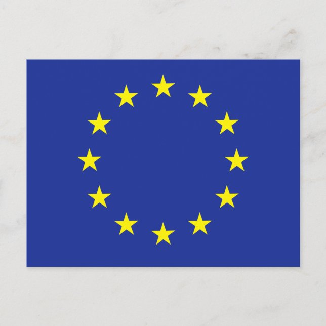 EU-flagga Vykort (Framsida)
