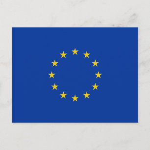 EU-Flagga Vykort