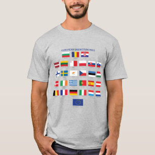 EU FLAGGOR EU LAND T SHIRT