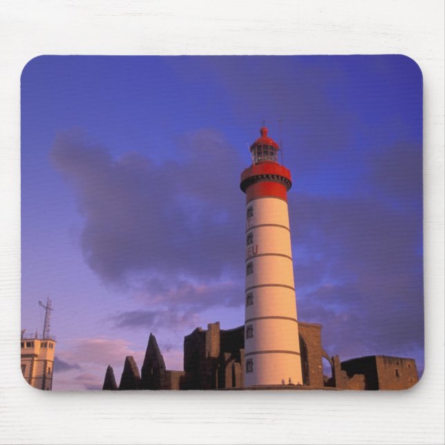 EU, Frankrike, Bretagne, Finistère, St. Mathieu, Musmatta (Framsidan)