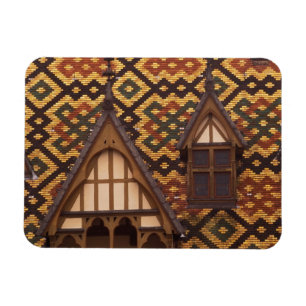 EU, Frankrike, Burgundy, Cote d'Or, Beaune. Klinke Magnet