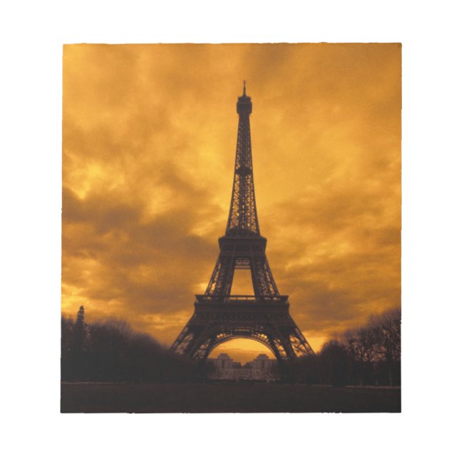EU, Frankrike, Paris. Eiffeltornet. Anteckningsblock (Framsida)