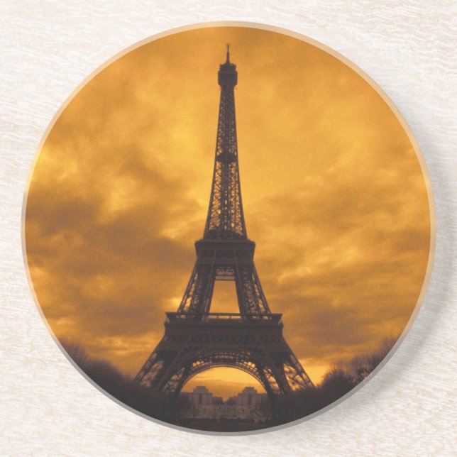 EU, Frankrike, Paris. Eiffeltornet. Underlägg (Framsidan)