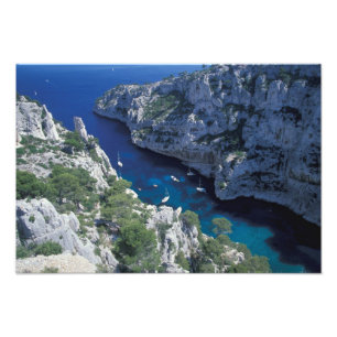 EU, Frankrike, Provence, Franska Rivieran, 2 Fototryck