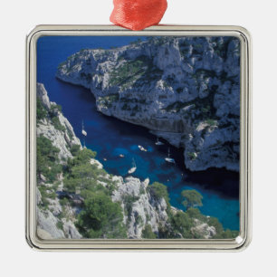 EU, Frankrike, Provence, Franska Rivieran, 2 Julgransprydnad Metall