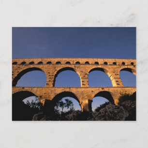 EU, Frankrike, Provence, Gard, Pont du Gard. romer Vykort
