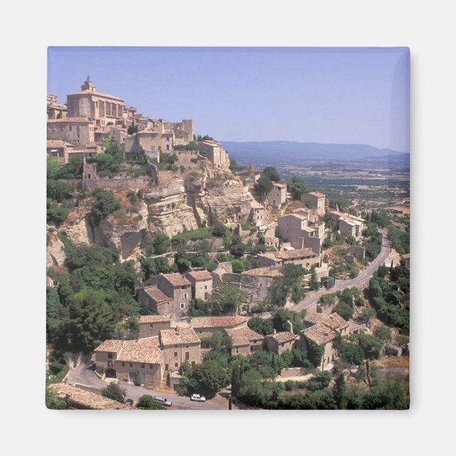 EU, Frankrike, Provence, Luberon, Gordes Magnet (Framsidan)