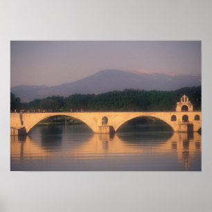 EU, Frankrike, Provence, Vaucluse, Avignon. Tecken Poster