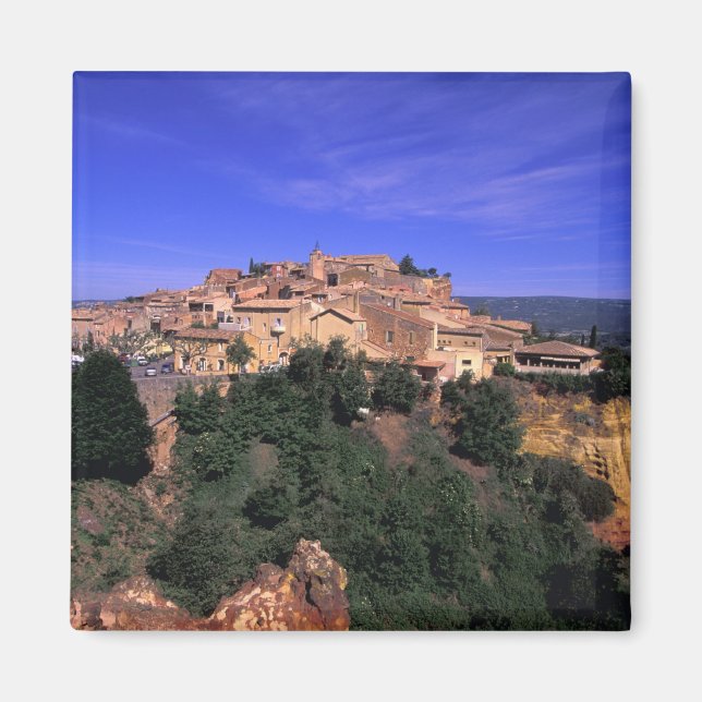 EU, Frankrike, Provence, Vaucluse, Rousillon. Magnet (Framsidan)