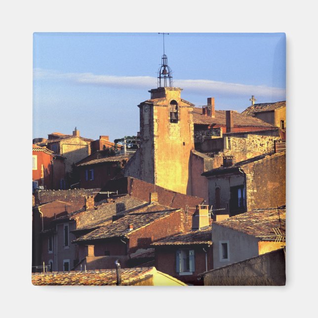 EU, Frankrike, Provence, Vaucluse, Roussillon. 3 Magnet (Framsidan)