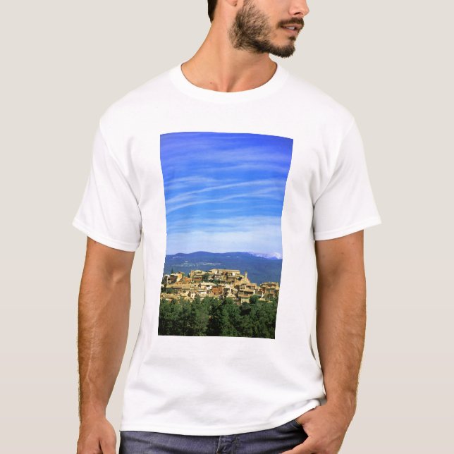 EU, Frankrike, Provence, Vaucluse, Roussillon. Tee Shirt (Framsida)