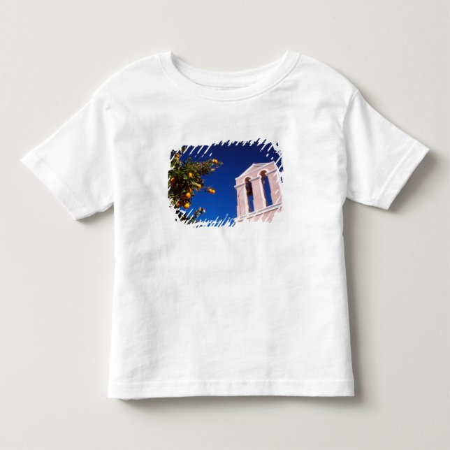 EU, Grekland. Grekisk-ortodox kyrka Tee (Framsida)