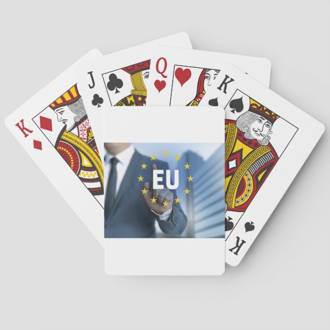 EU-konceptet för pekskärm Spel Kort (Baksidan)