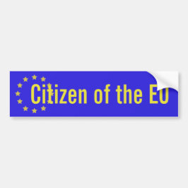 EU-medborgare: Brexit Bumper Sticker Bildekal